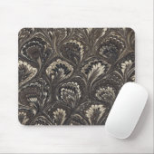 Schwarz-gemarmortes Papier-Mausunterlage Mousepad (Mit Mouse)