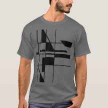 Schwarz Geometrisches Gameboard MCM Abstrakte Kuns