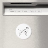 Schwarz-Gepunkteter Dalmatiner Magnet (In Situ (Geschirrspüler))