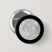 Schwarz gerahmtes Foto Button (Vorne & Hinten)