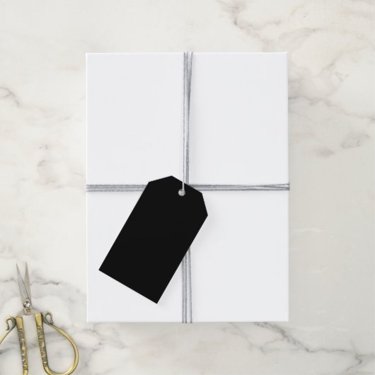 Schwarz Geschenkanhänger (Mit Garn)