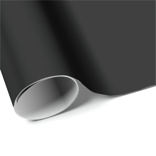 Schwarz Geschenkpapier (Rolleneckpunkt)