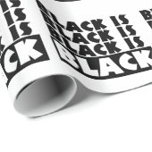Schwarz Geschenkpapier (Rolleneckpunkt)