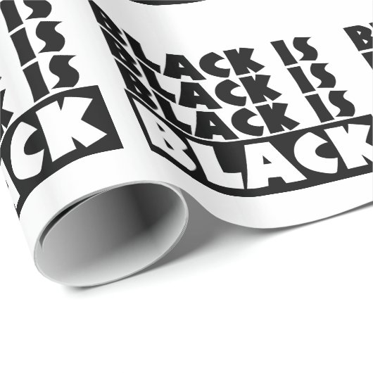 Schwarz Geschenkpapier (Rolleneckpunkt)