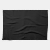 Schwarz Geschirrtuch (Horizontal)