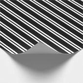 Schwarz gestreift geschenkpapier (Ecke)