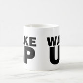 Schwarz geweckt kaffeetasse (Mittel)