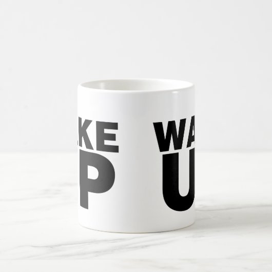 Schwarz geweckt kaffeetasse (Mittel)
