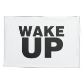 Schwarz geweckt kissenbezug (Rückseite)