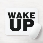 Schwarz geweckt mousepad (Mit Mouse)