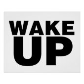 Schwarz geweckt poster (Vorderseite)