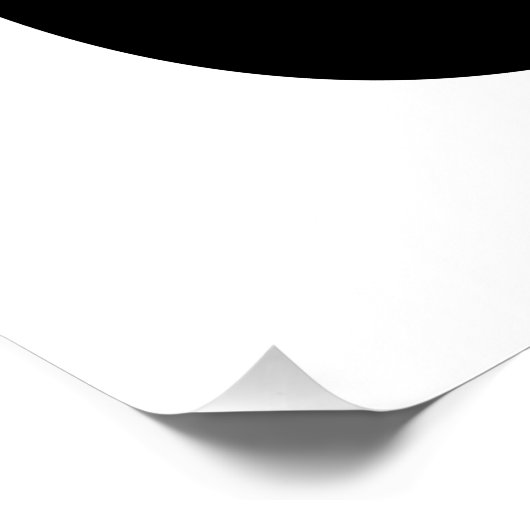 Schwarz geweckt poster (Ecke)