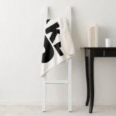 Schwarz geweckt sherpadecke (Beispiel)