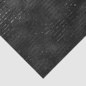 Schwarz-Glitzer-Streifen Seidenpapier (Detail)