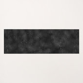 Schwarz-Glitzer-Streifen Yogamatte (Rückseite (Horizontal))