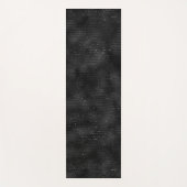 Schwarz-Glitzer-Streifen Yogamatte (Vorderseite)