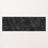 Schwarz-Glitzer-Streifen Yogamatte (Vorderseite (Horizontal))