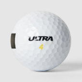 schwarz glücklicher hanukkah golfball (Logo)