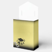 Schwarz-Gold-Abschluss Geschenkschachtel (Geöffnet)