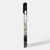 Schwarz-Gold-Agate-Design Case-Mate iPhone Hülle (Rückseite / Links)