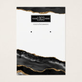 Schwarz-Gold-Agate-Stuhlvorschau (Vorderseite)