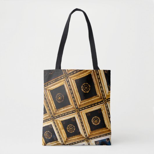 Schwarz-Gold-Architektur Tasche (Vorderseite)