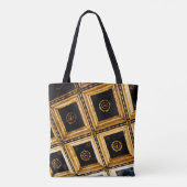 Schwarz-Gold-Architektur Tasche (Rückseite)