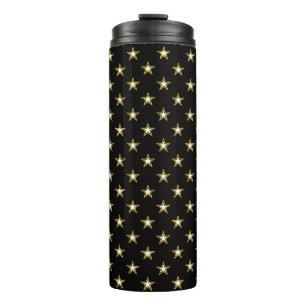 Schwarz-Gold-Army Thermosbecher