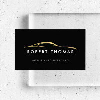 Schwarz-Gold-Auto-Details, Auto-Reparatur-Logo