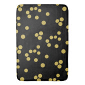 Schwarz-Gold-Badematte Badematte (Vorderseite Vertikal)