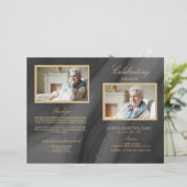 Schwarz-Gold-Beerdigung | Dienstplan (Stehend Vorderseite)