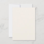 Schwarz-Gold-Checkerboard-Border-Hochzeit online RSVP Karte (Rückseite)