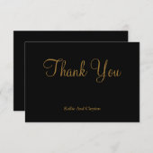 Schwarz/Gold Danke, Karten (Vorne/Hinten)