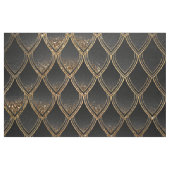 Schwarz-Gold-Drachen-Skala Stoff (Fat Quarter (45,7 x 55,9 cm))