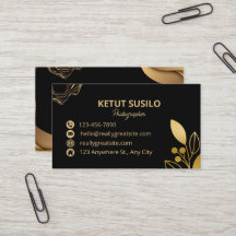 Schwarz-Gold-Elegant