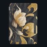 Schwarz & Gold Elegante Blumen | Monogramm iPad Mini Hülle<br><div class="desc">Das Design zeichnet sich durch einen japanischen Blumendruck in Schwarz und Gold aus, mit Ihrem Namen oder Ihrer Wahl der Personalisierung. Das mit Monogramm Design. Das Design ist anpassbar und anpassbar auf Ihre Vision! Eine tolle Geschenkidee für jeden Anlass. Fügen Sie diesem Design Ihre benutzerdefinierte Formulierung hinzu, indem Sie die...</div>