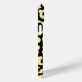 Schwarz-Gold-Farbmuster Case-Mate iPhone Hülle (Rückseite / Rechts)