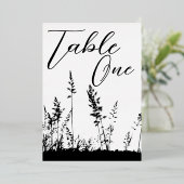 Schwarz/Gold Foultisch Eins Folieneinladung (Stehend vorne)