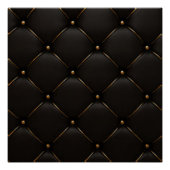 Schwarz-Gold-Geometrie Poster (Vorderseite)