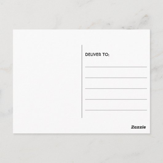 Schwarz-Gold-Glitzer-Hochzeit speichert das Datum Postkarte (Rückseite)