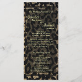 Schwarz-Gold-Glitzer Programm (Vorderseite)