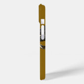 Schwarz-Gold-Grafik, ätherische Einheit Case-Mate iPhone Hülle (Rückseite / Links)