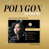 Schwarz & Gold, Hinzufügen eines eigenen Bilds zu  Visitenkarte