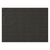 Schwarz & Gold Honeycomb Elegantes geometrisches M Tischdecke (Vorderseite (Horizontal))