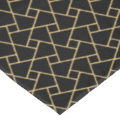 Schwarz-Gold-Islamisches Muster Tischdecke (Schrägansicht)