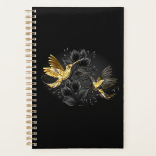 Schwarz-Gold-Kolibri Planer