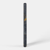 Schwarz-Gold-Luxus-Marmorstruktur Samsung Galaxy Hülle (Rechte Seite)