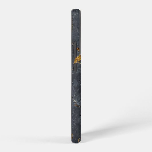 Schwarz-Gold-Luxus-Marmorstruktur Samsung Galaxy Hülle (Rechte Seite)