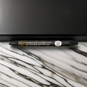 Schwarz-Gold-Marmor Kugelschreiber