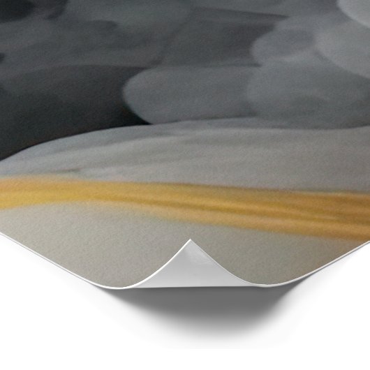 Schwarz-Gold-Marmor Poster (Ecke)